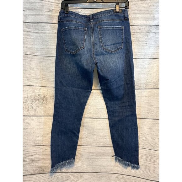 STS Blue Emma Ankle Skinny Jeans Fringe Hem Size 27 - Picture 4 of 4